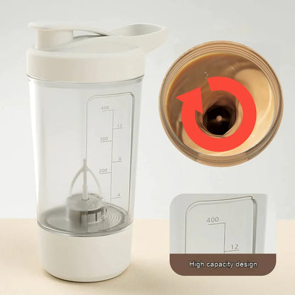 400ML Electric Protein Shaker Bottle by Anti Spier