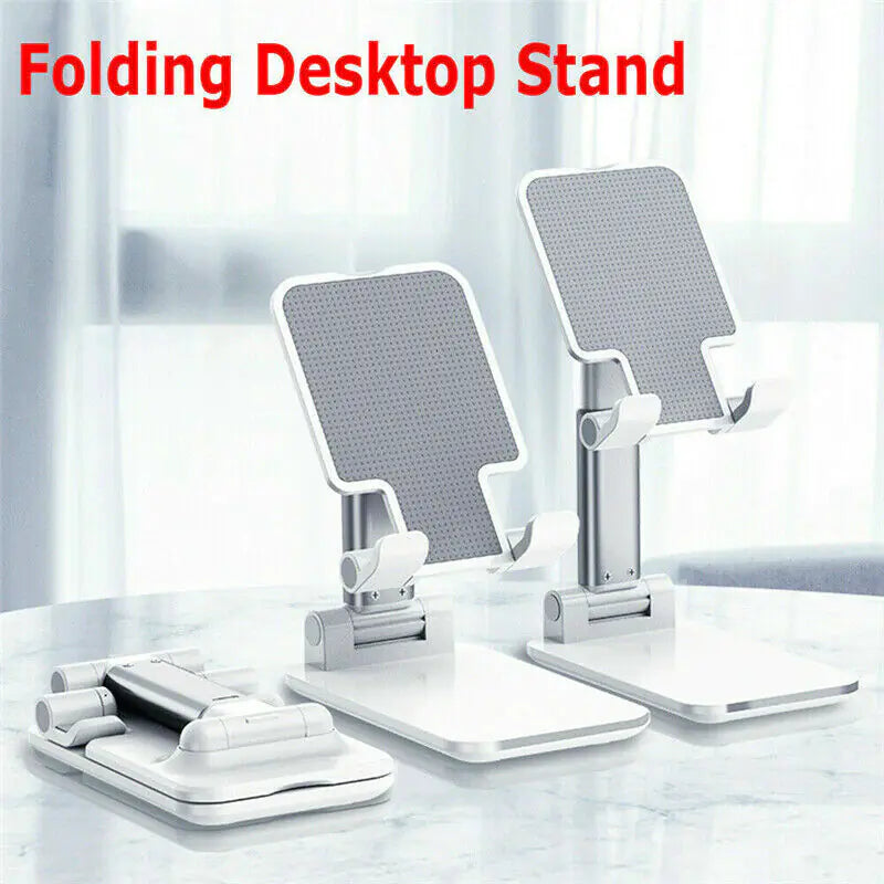 Adjustable Cell Phone Tablet Stand Desktop Holder Mount Mobile Phone iPad iPhone by Anti Spier