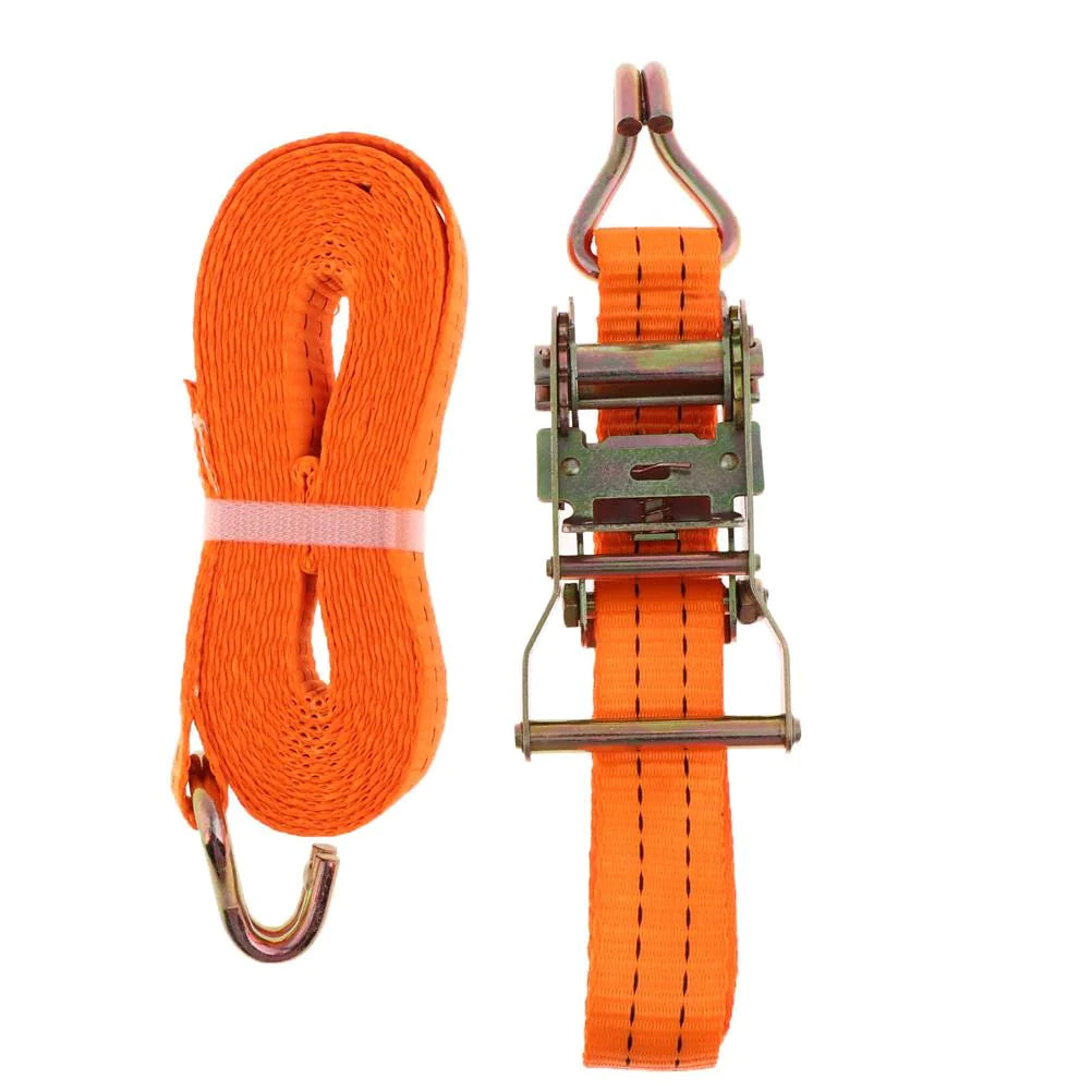 4 PK Ratchet Tie Down Straps 1.5" x 15 Feet 4,000 LB Safety J Hook Heavy Duty US by Anti Spier
