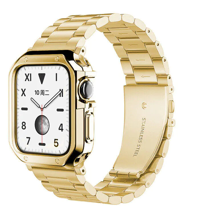 Stainless Steel For Apple Watch iWatch Band 8 7 6 5 4 3 2 SE 38/41/40/42/44/45mm by Anti Spier