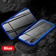 Magnetic Tempered Glass Privacy Metal Case iphone by Anti Spier