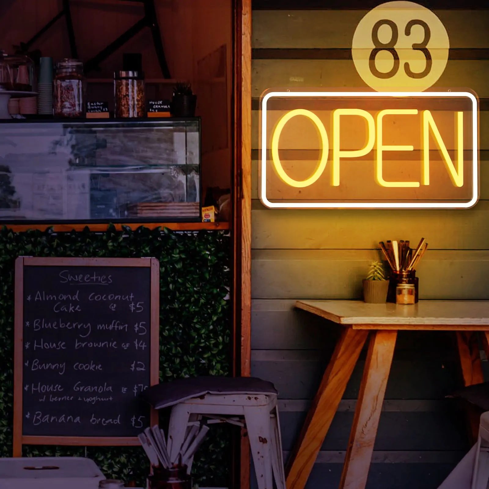 LED Store Open Sign Light by Anti Spier