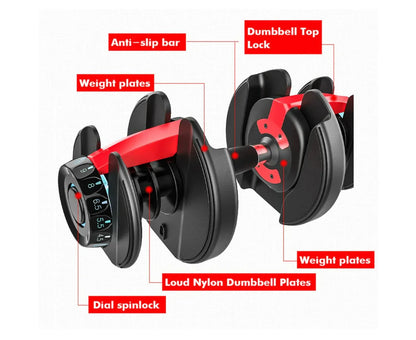 Adjustable Dumbbell Set by Anti Spier