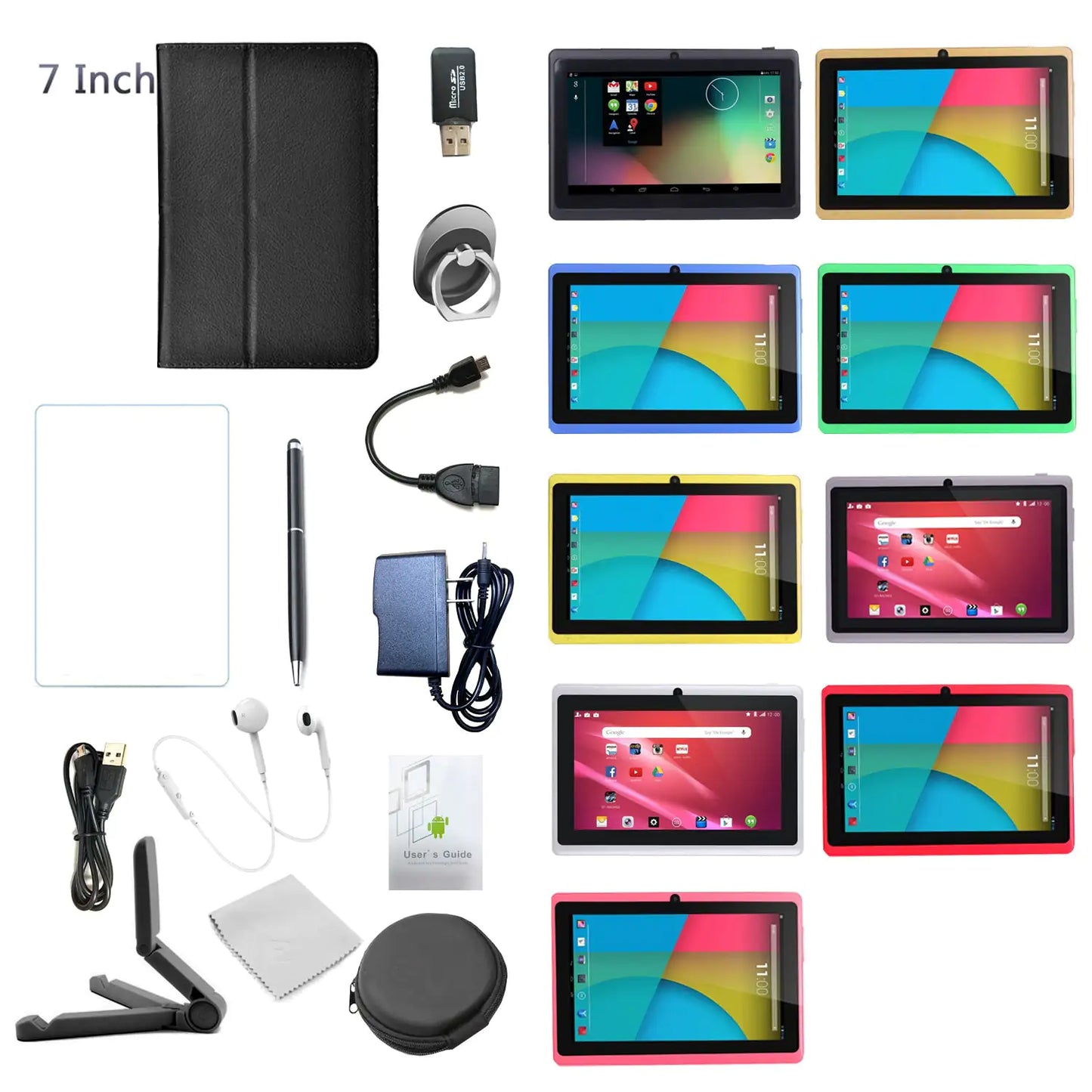 Smart View 7 Inch Feather Light 10 in 1 Tablet Bundle by Anti Spier