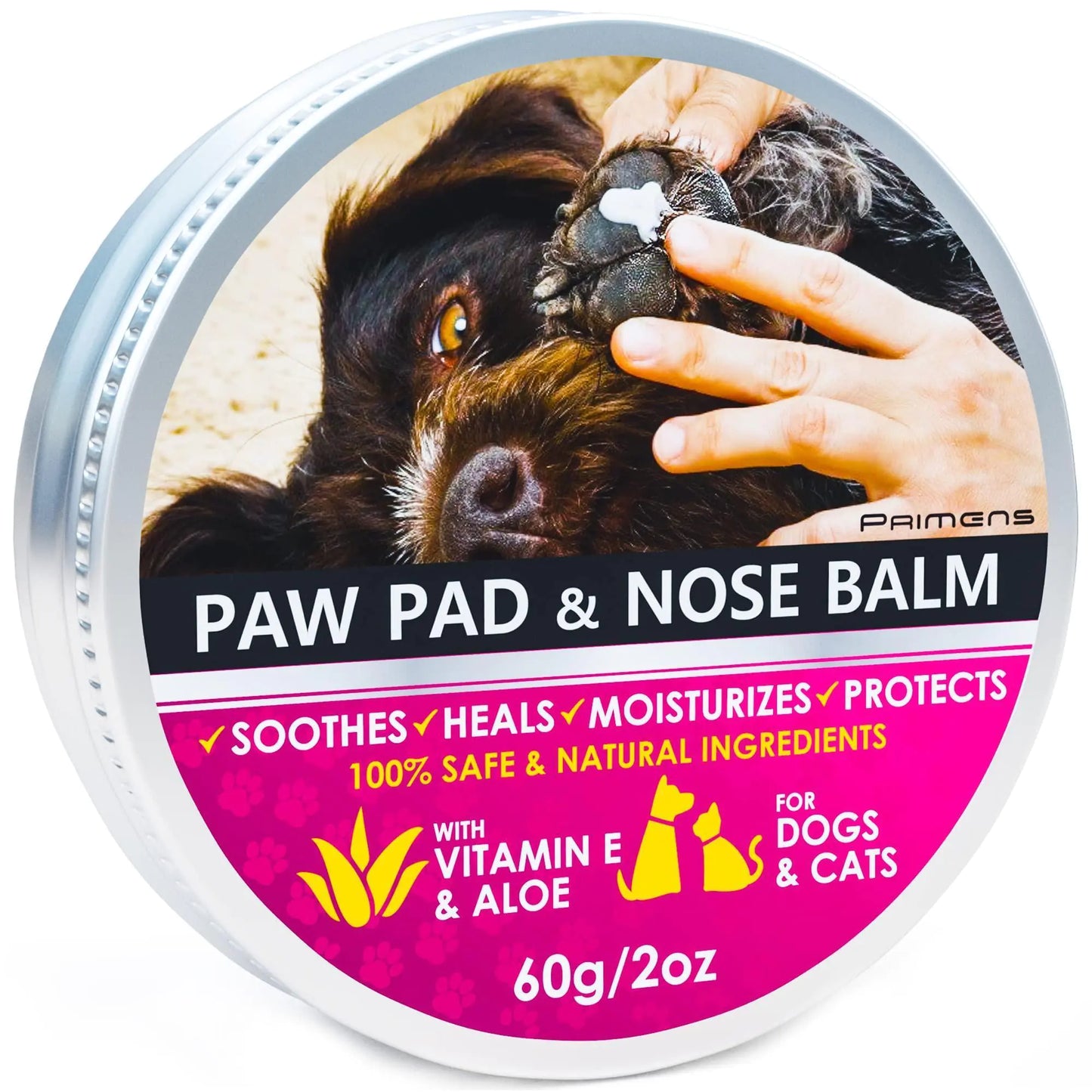 Natural Dog Paw Balm Dog Paw Protection for Hot Pavement Dog Paw Wax 2 oz by Anti Spier