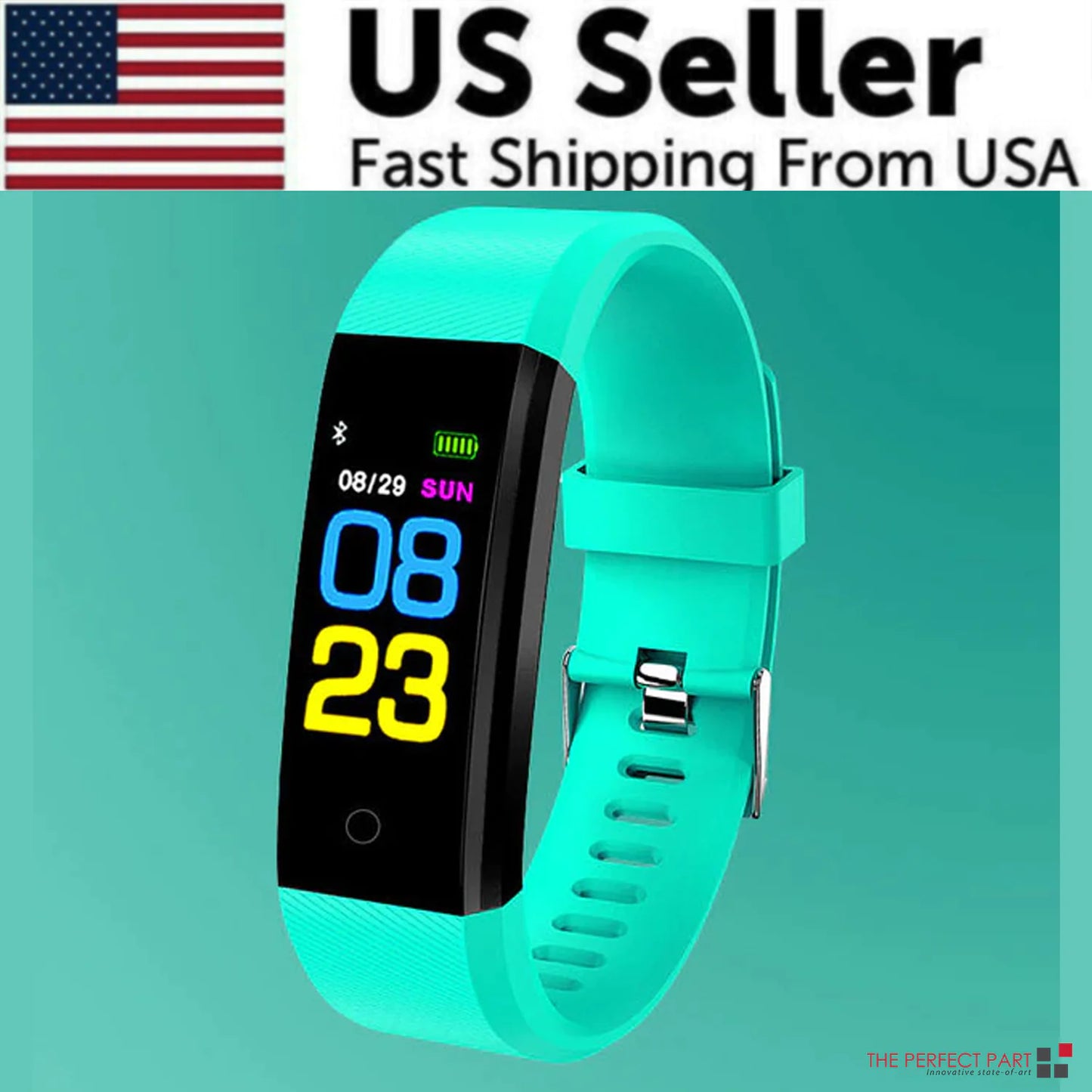 Fitness Smart Watch Activity Tracker Heart Rate For Women Men Oxygen BP Monitor by Anti Spier