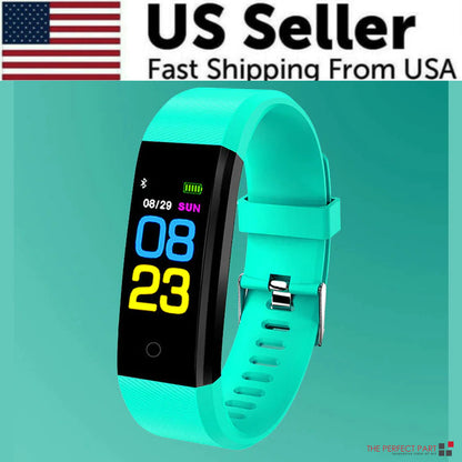 Fitness Smart Watch Activity Tracker Heart Rate For Women Men Oxygen BP Monitor by Anti Spier