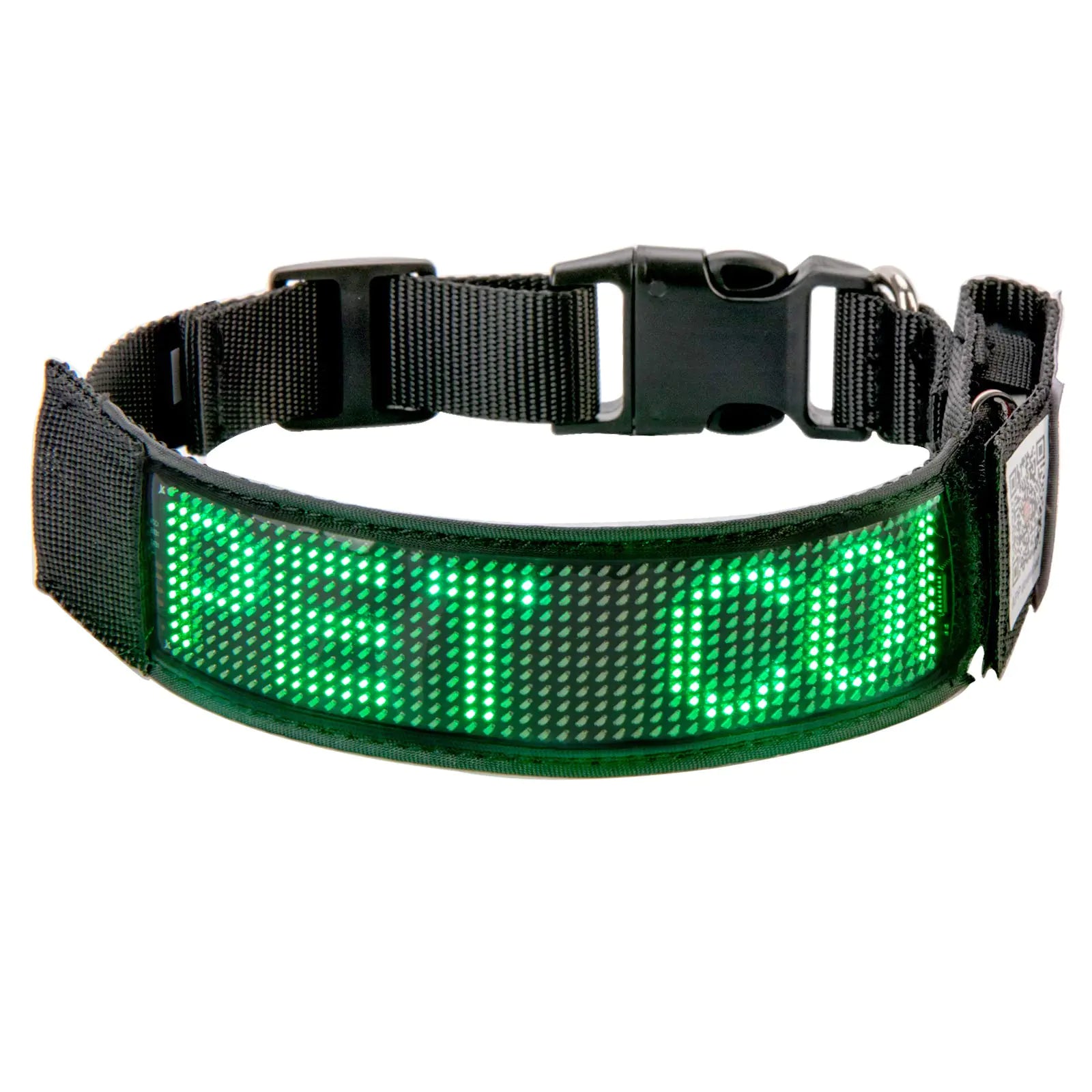 Leadleds Bluetooth LED Dog Collar Flashing Light Up Rechargeable Pet Dog Safety Collar Glow in The Dark Light-up Neck Loop - Green LED by Anti Spier