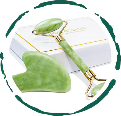 Jade Roller & Gua Sha Gift Box by Anti Spier