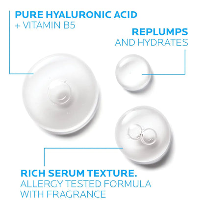 La Roche-Posay Hyalu B5 Pure Hyaluronic Acid Serum for Face, with Vitamin B5, Anti-Aging Serum for Fine Lines and Wrinkles, Hydrating Serum to Plump and Repair Dry Skin, Safe on Sensitive Skin 1 Fl Oz (Pack of 1) by Anti Spier