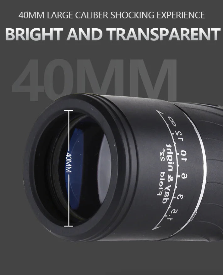 40X60 Monocular Binoculars With Night Vision BAK4 Prism High Power Waterproof by Anti Spier