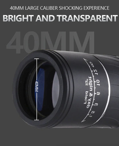 40X60 Monocular Binoculars With Night Vision BAK4 Prism High Power Waterproof by Anti Spier