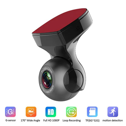 170° WiFi Dash Cam Recorder Car Camera HD 1080P Car DVR Vehicle Video G-Sensor by Anti Spier