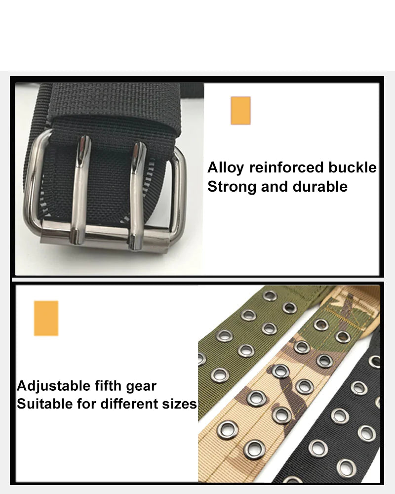 2" Wide Tactical Heavy Duty Nylon Large Dog Collar K9 Military With Metal Buckle by Anti Spier