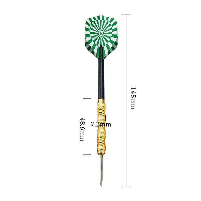 5 Sets (15Pcs) Steel Tip Professional Darts Set Darts Slim Barrel Dart Flights by Anti Spier