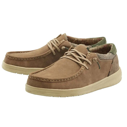Hey Dude Men's Paul | Men’s Shoes | Men's Lace Up Loafers | Comfortable & Light-Weight 8 Nut by Anti Spier