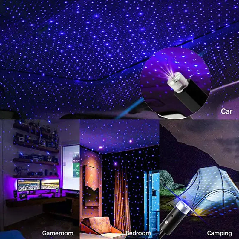 LED Auto Dak Star Night Light Projector by Anti Spier