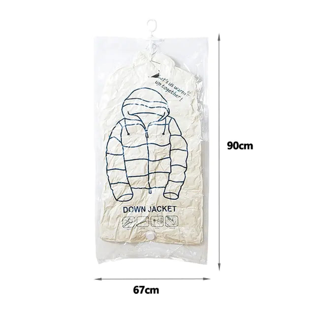 Closet Hanging Organizer Vacuum Bag by Anti Spier