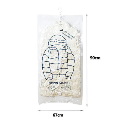 Closet Hanging Organizer Vacuum Bag by Anti Spier
