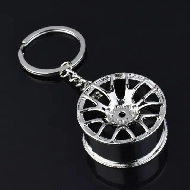Wheel Rim Hub Tuning Keychain by Anti Spier