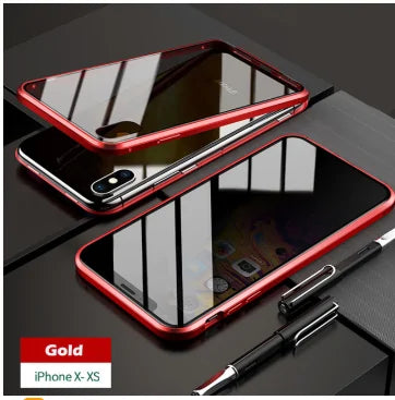 Anti-Peep Magnetic Metal Phone Case For iPhone by Anti Spier