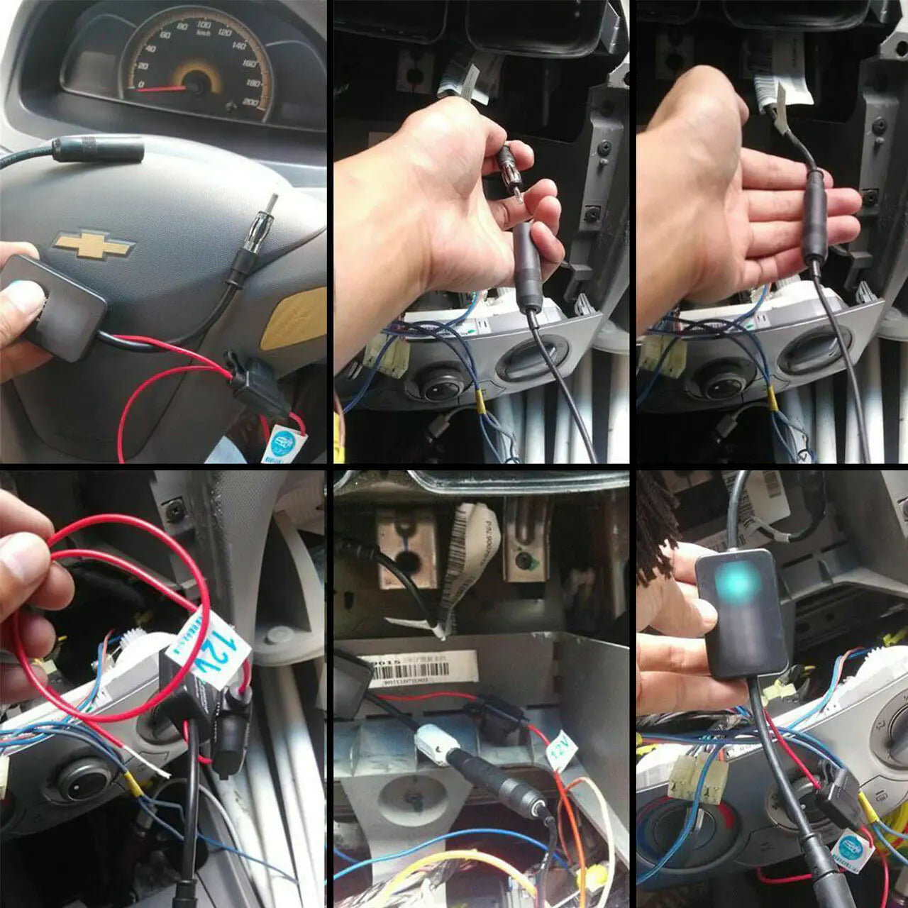Car Auto Stereo FM & AM Radio Signal Antenna Aerial Signal Amp Amplifier Booster by Anti Spier