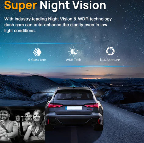360° Dual Lens Car Dash Cam by Anti Spier