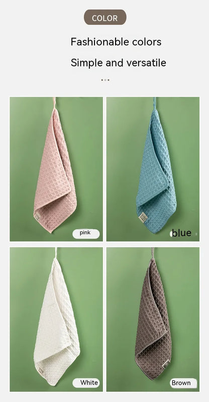 Microfiber Skin-friendly Non-lint Waffle Microfiber Towel by Anti Spier