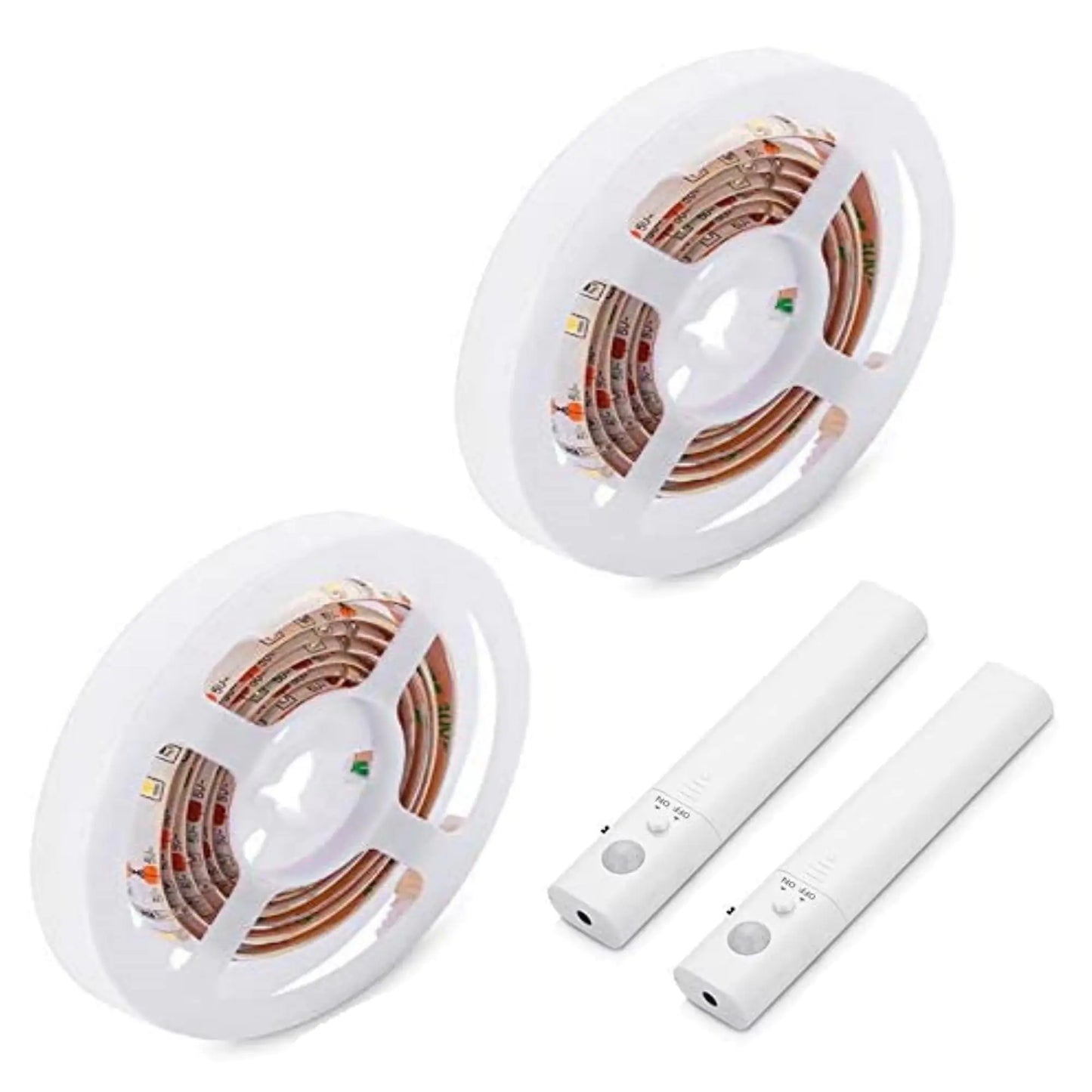 Motion Sensor LED Light Strips for Wardrobe, Bathroom, Stairs (6.5 feet) by Anti Spier