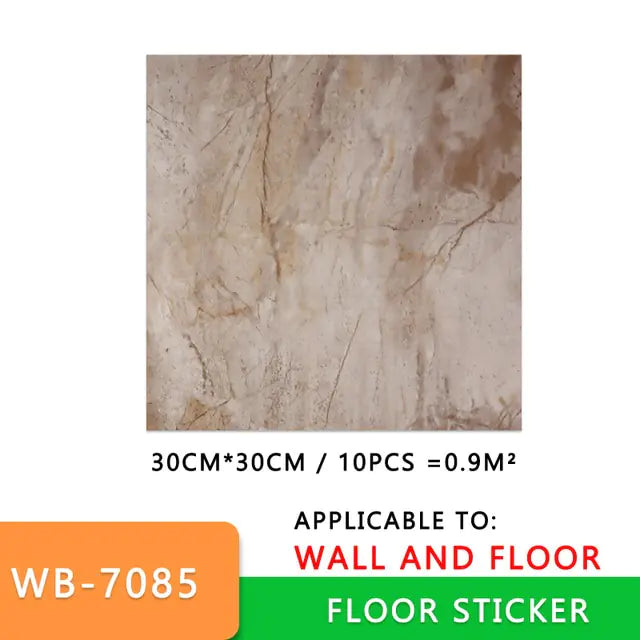 Thick Self-Adhesive Marble Floor Stickers by Anti Spier