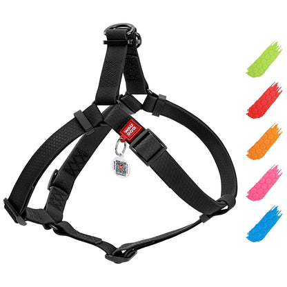 Black Waterproof Dog Harness Adjustable for Small Dogs S Size 1622 inch by Anti Spier