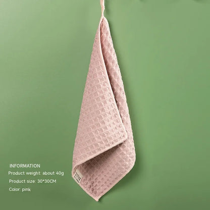 Microfiber Skin-friendly Non-lint Waffle Microfiber Towel by Anti Spier