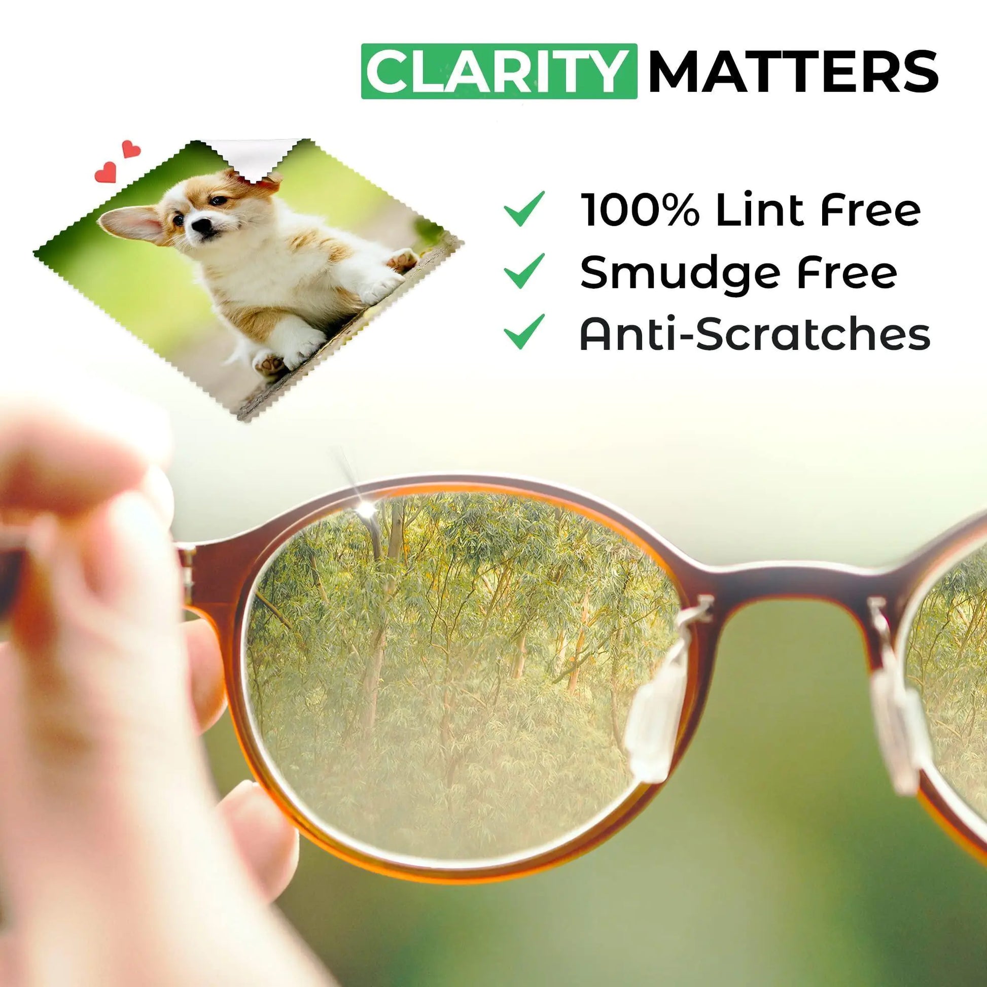 Microfiber Cleaning Cloth for Glasses Lens Camera Phone Screen 6 Pcs Very Soft by Anti Spier