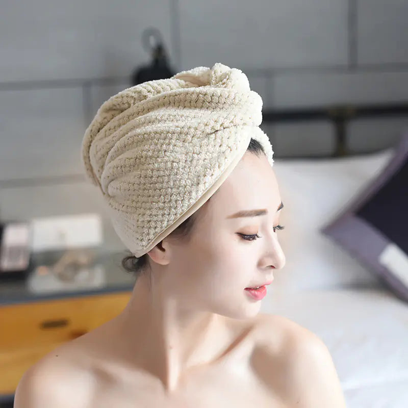 Absorbent Hair Towel & Cap by Anti Spier