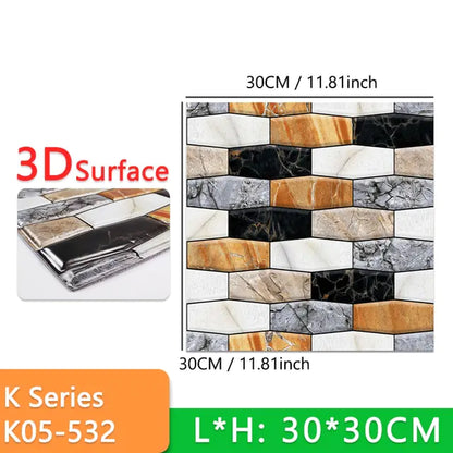Thick Self-Adhesive Marble Floor Stickers by Anti Spier