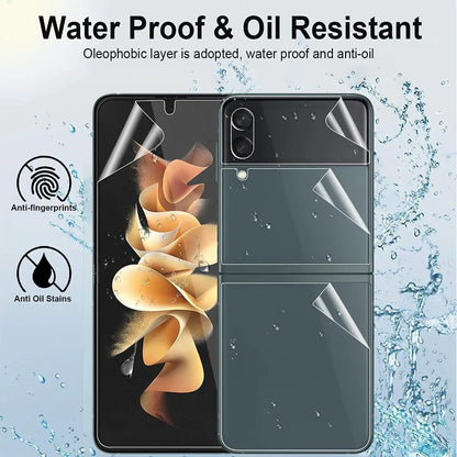 For Samsung Galaxy Z Flip 3 5G Soft Hydrogel Screen Protector Film/HD Lens Cover by Anti Spier