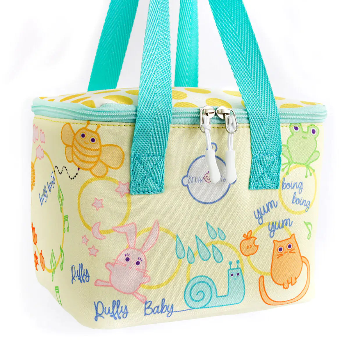 Milk&Moo Insulated Lunch Box For Kids, Yellow by Anti Spier