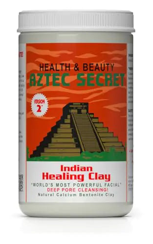 Aztec Secret – Indian Healing Clay 2 lb – Deep Pore Cleansing Facial & Body Mask – The Original 100% Natural Calcium Bentonite Clay – New Version 2 by Anti Spier
