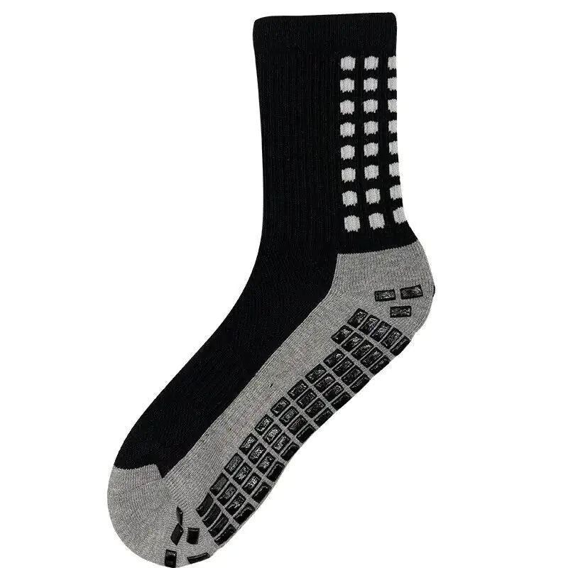 3 Pair Sport Socks Anti Slip W/ Grip Soccer Men Football Basketball Sock Premium by Anti Spier