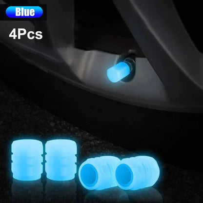 Glow in The Dark Tire Valve Caps by Anti Spier