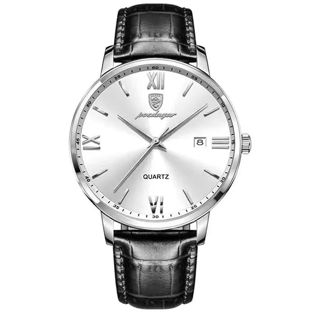 Leather Men Quartz Luxury Watches by Anti Spier