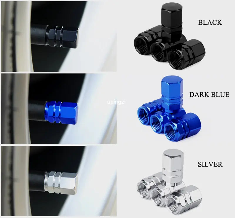 Aluminum Alloy Car Wheel Tire Valve Caps by Anti Spier