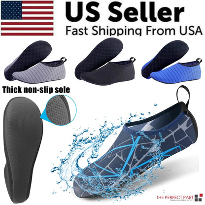 Water Shoes Men Women Skin Socks Aqua Surf Beach Yoga Swim Barefoot Quick-Dry by Anti Spier