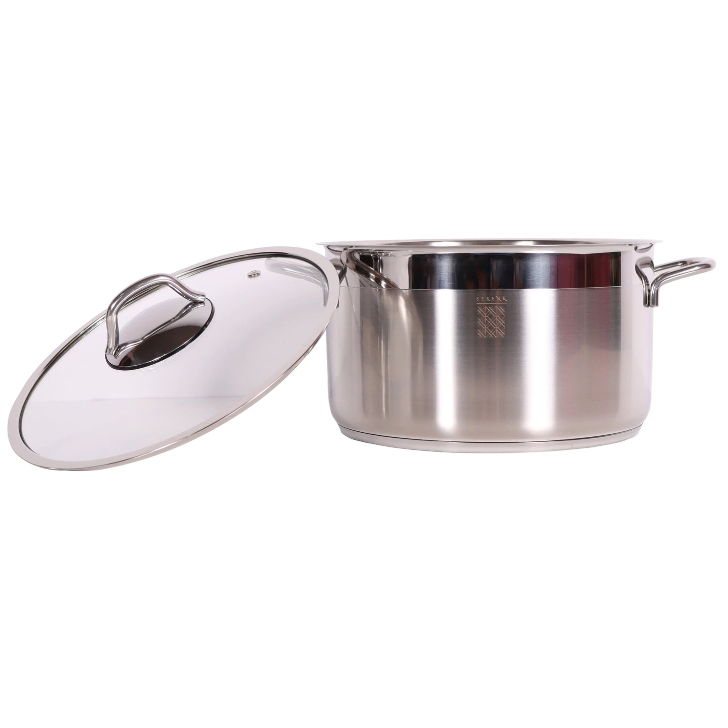 Serenk Modernist 5 Piece Stainless Steel Pots and Pan Set by Anti Spier