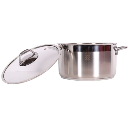 Serenk Modernist 5 Piece Stainless Steel Pots and Pan Set by Anti Spier