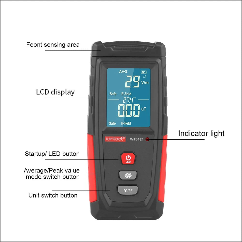 Electromagnetic Field Radiation Detector Tester by Anti Spier