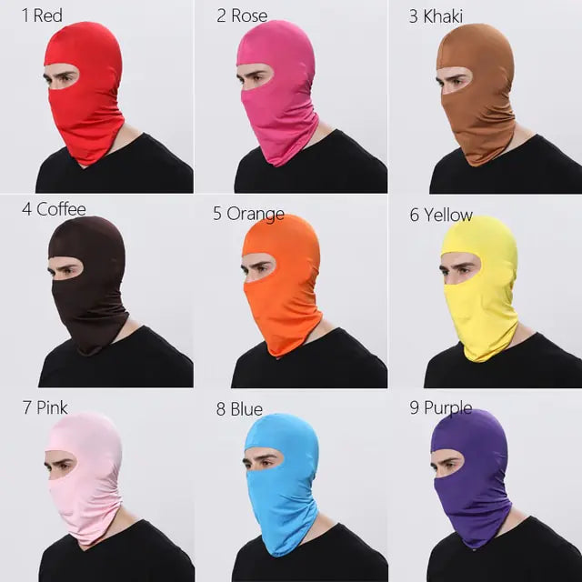 Full Cover Face Mask Hat by Anti Spier