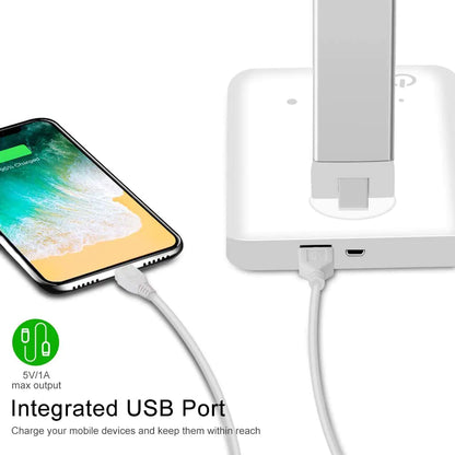 5 Lighting Mode LED Desk Lamp + Wireless Phone Charger by Anti Spier