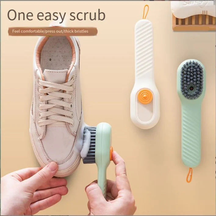 Multi-Function Shoe Brush with Soft Hair for Home Use by Anti Spier