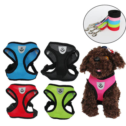 Cat Dog Pet Harness Adjustable Control Vest Dogs Reflective S M L XL Leash by Anti Spier